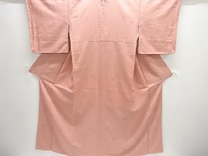 未使用品　浅井青仁作　花丸文様一つ紋小紋着物